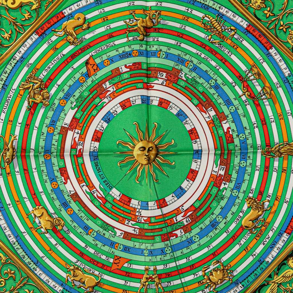 Hermès Astrologie Dies et Hore Silk Scarf - 2