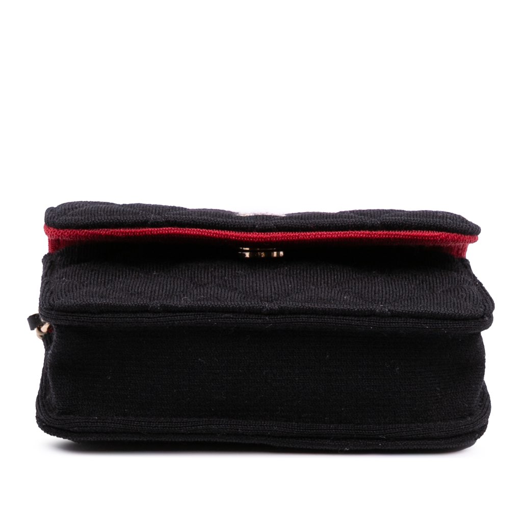 Chanel Mini CC Quilted Jersey VIP Flap - 3