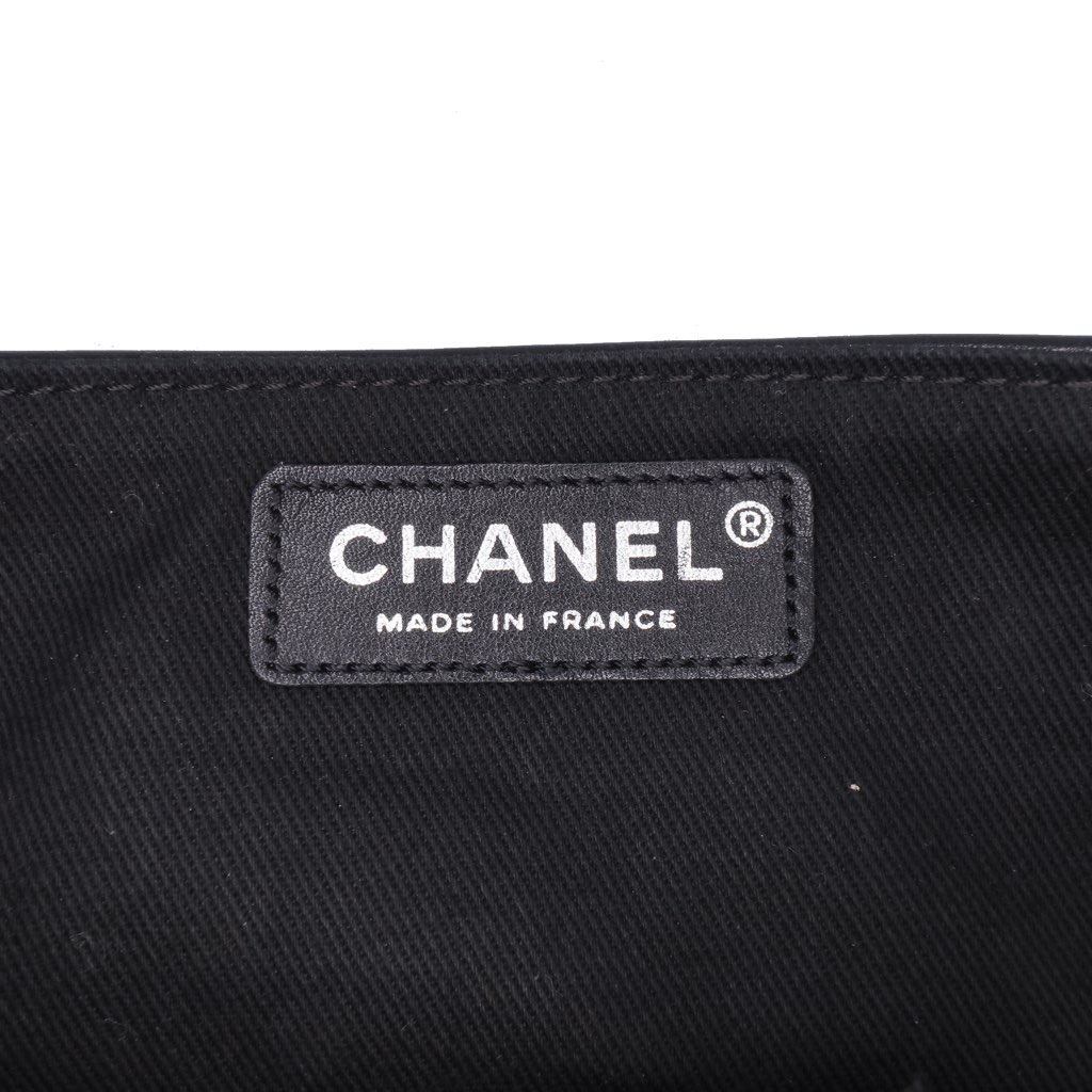 Chanel Quilted Calfskin Star Attitude Grommet Fold Over Clutch - Side view