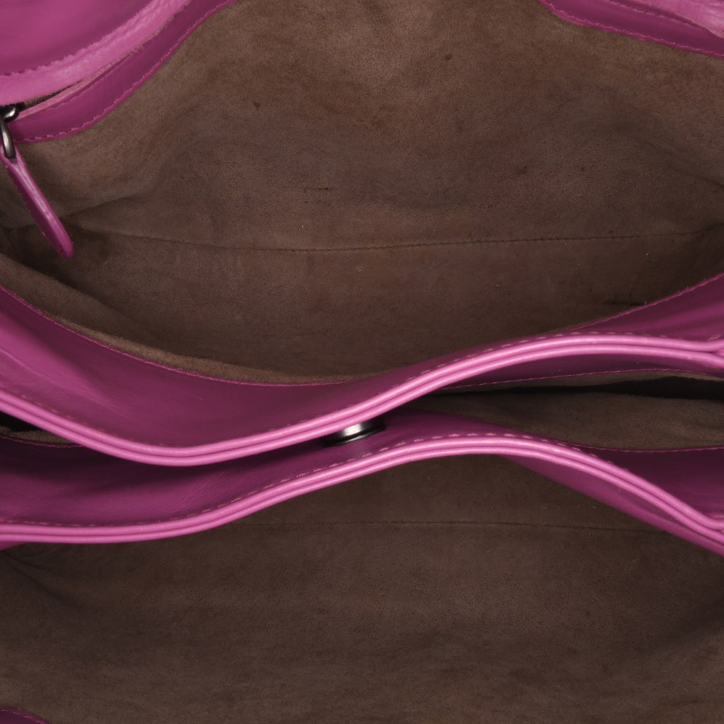 Bottega Veneta Medium Nappa Intrecciato Roma Satchel - 4