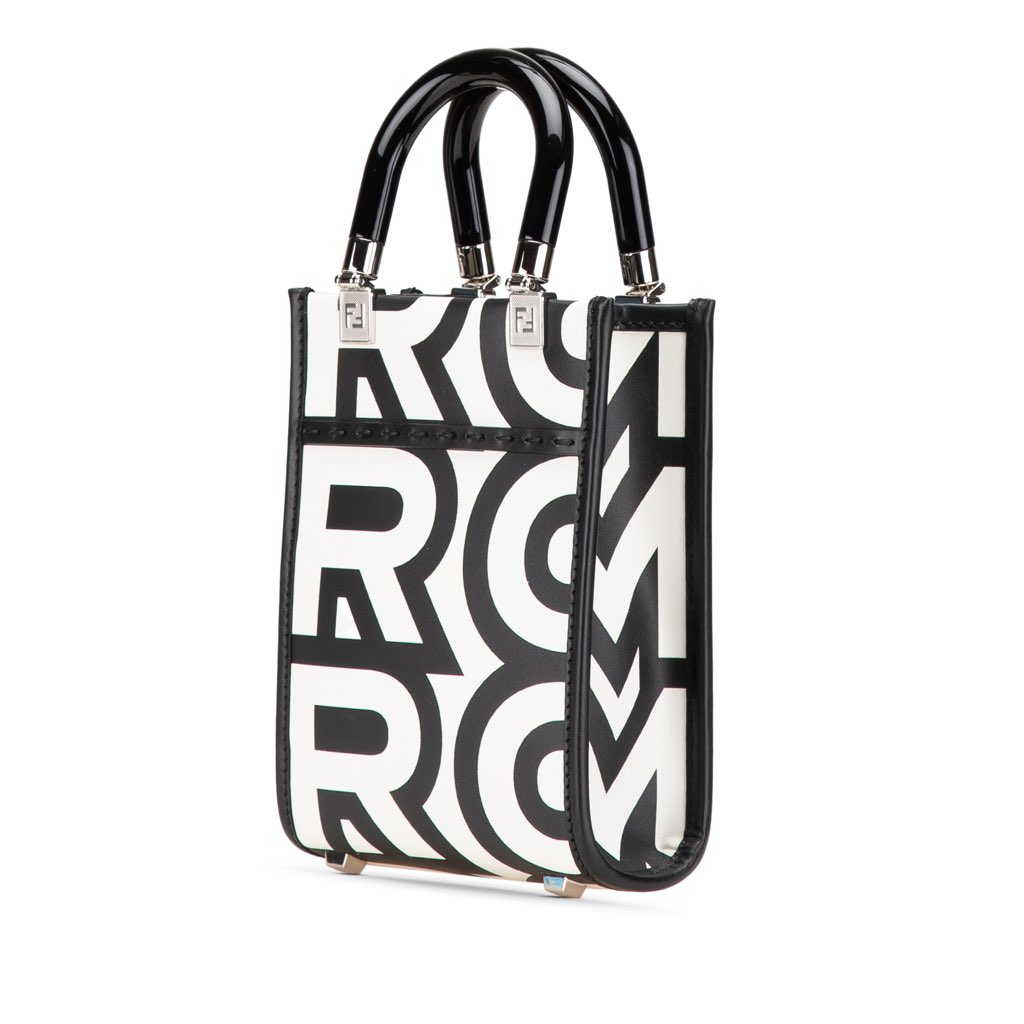 Fendi Marc Jacobs Mini Leather Sunshine Shopper Tote - 2