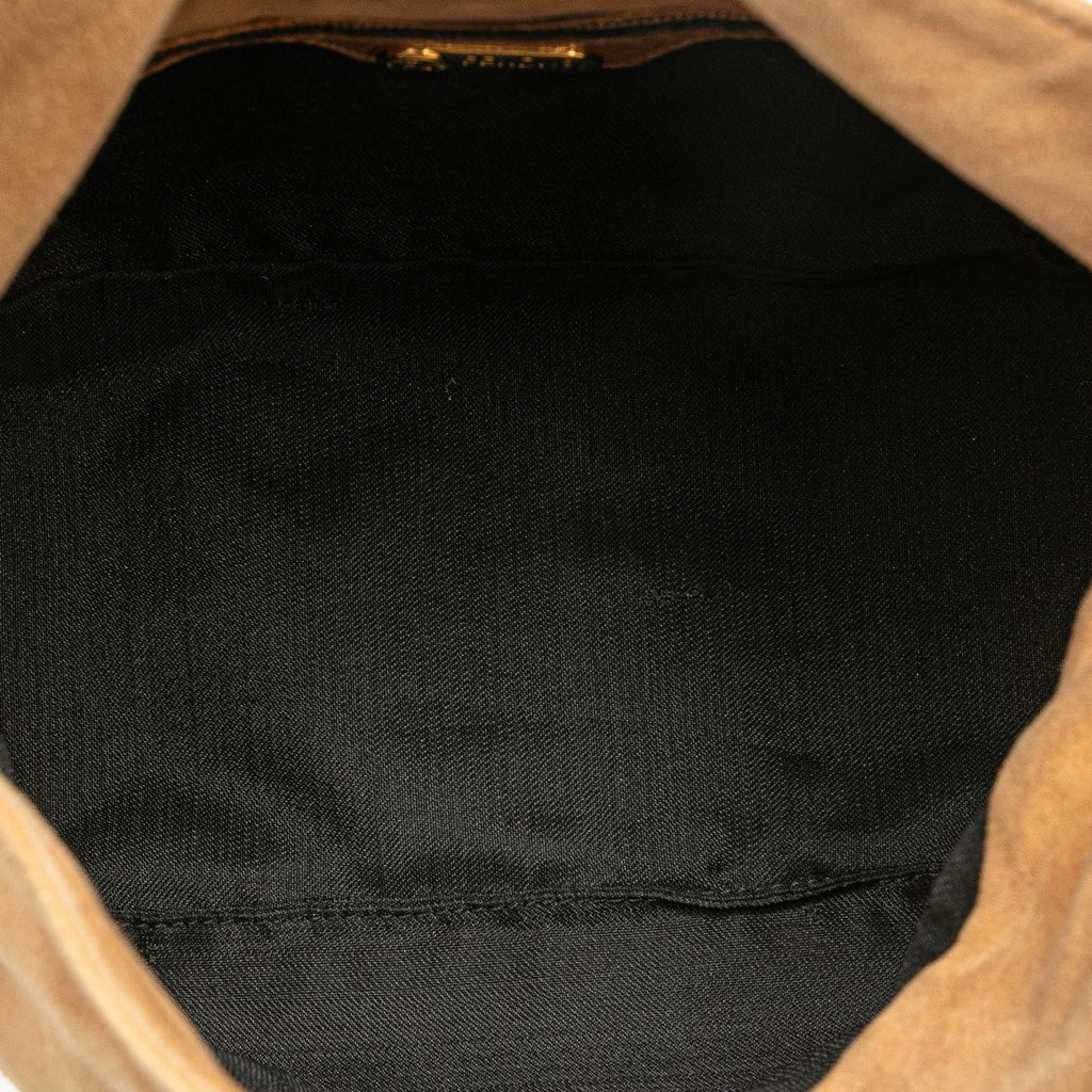 Fendi Suede Double Flap Mamma - 4