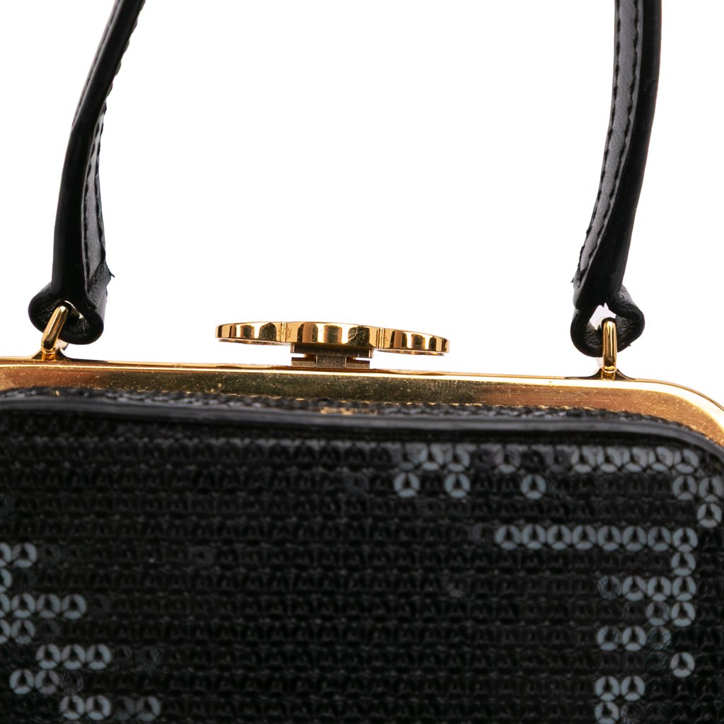 Celine Leather Sequin Triomphe Minaudiere - Detail 2