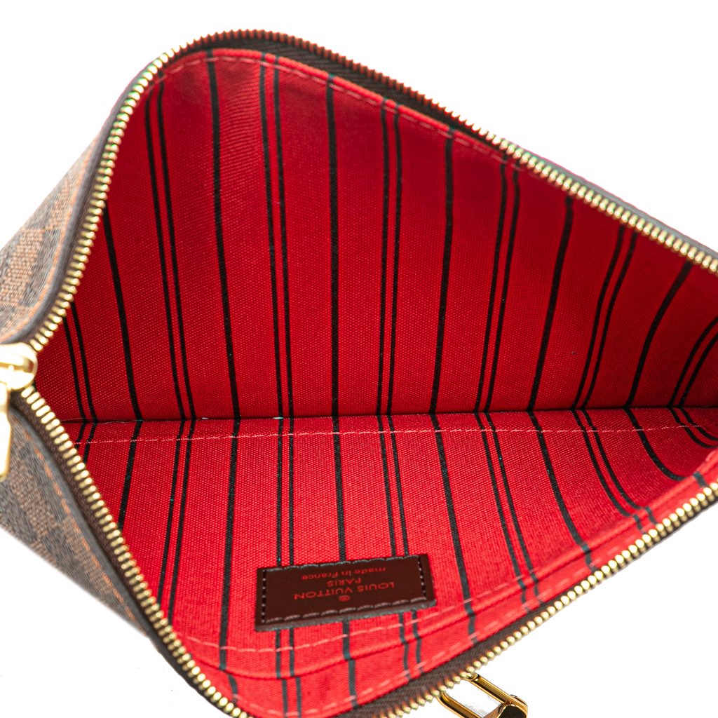 Louis Vuitton Damier Ebene Neverfull Pouch MM - 4