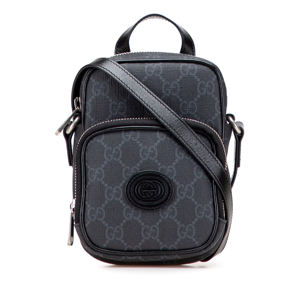 Gucci Mini GG Supreme Interlocking G Satchel