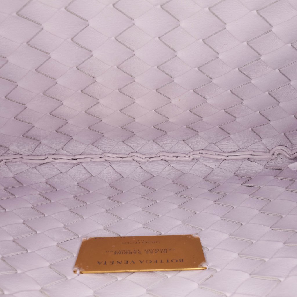 Bottega Veneta Limited Edition Murano Glass Lambskin Intrecciato Sardine - 4