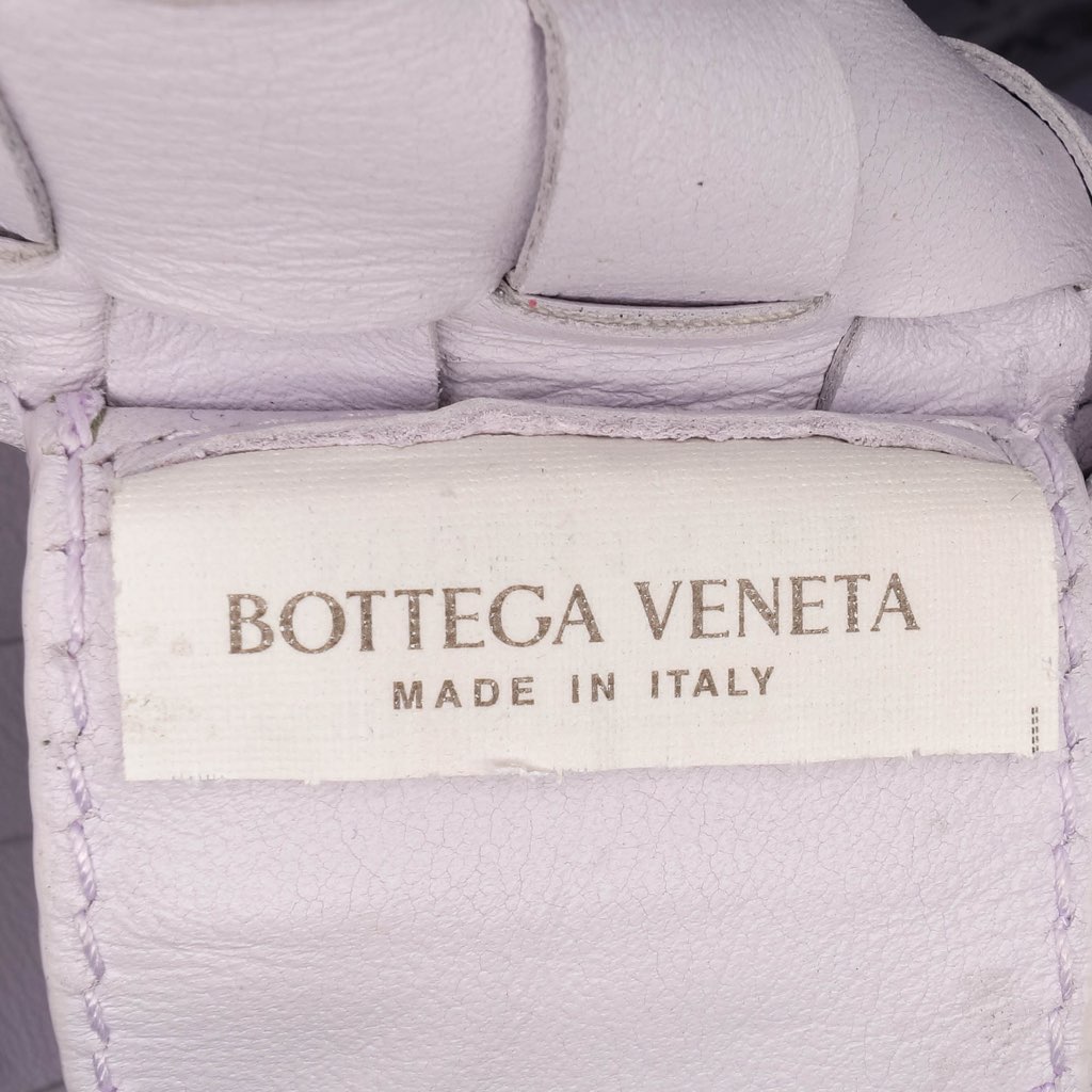 Bottega Veneta Limited Edition Murano Glass Lambskin Intrecciato Sardine - Side view