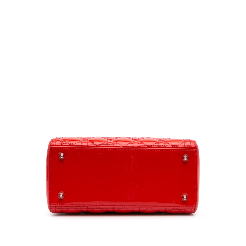 Dior Medium Patent Cannage Lady Dior - 3