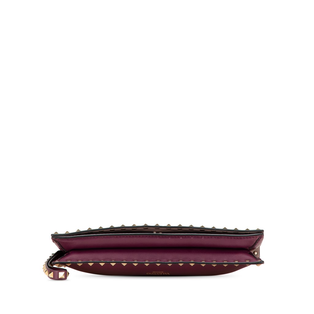 Valentino Nappa Rockstud Wristlet Clutch - 3