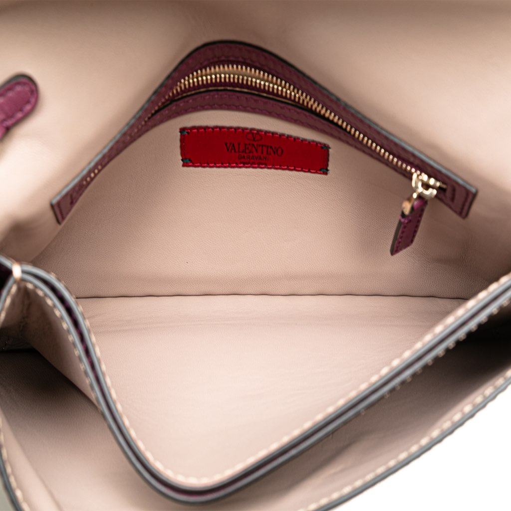 Valentino Nappa Rockstud Wristlet Clutch - 5