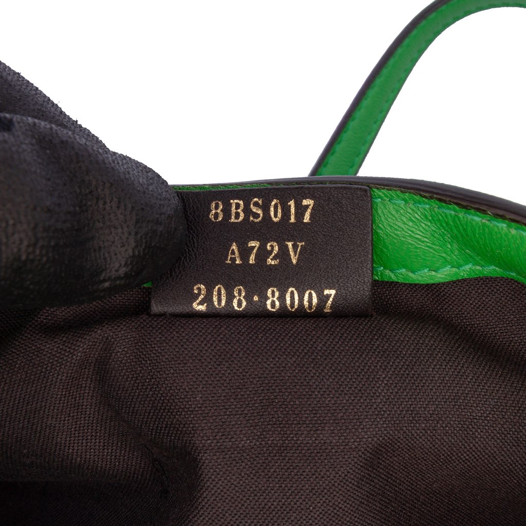 Fendi Mini Zucca Embossed Leather Baguette Satchel - Side view