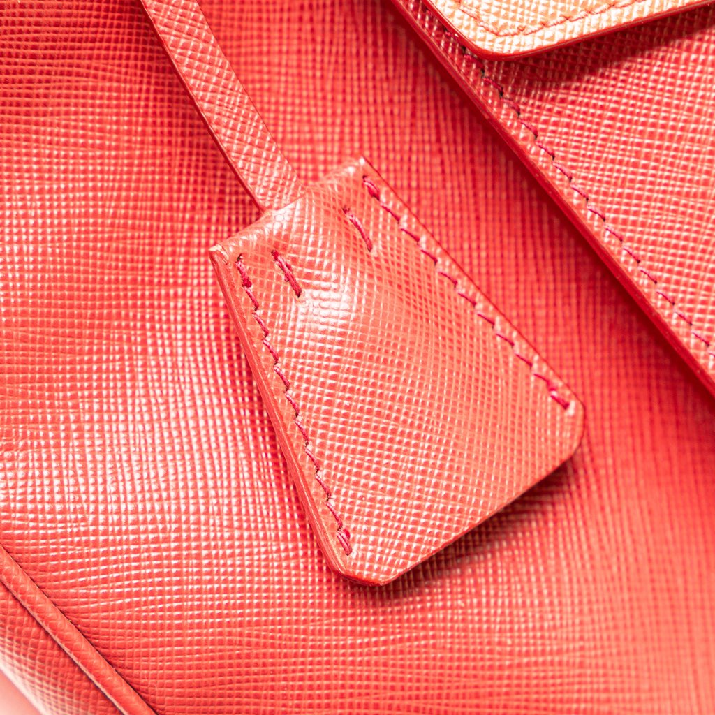 Prada Saffiano Lux Galleria Double Zip Front Pocket Satchel - Image 11