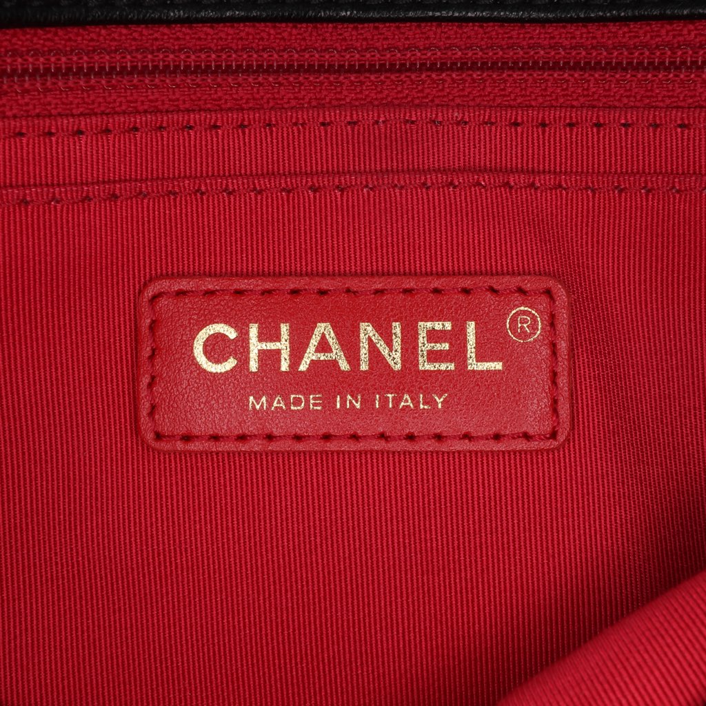 Chanel Quilted Calfskin CC Chain Logo Crossbody - Side view