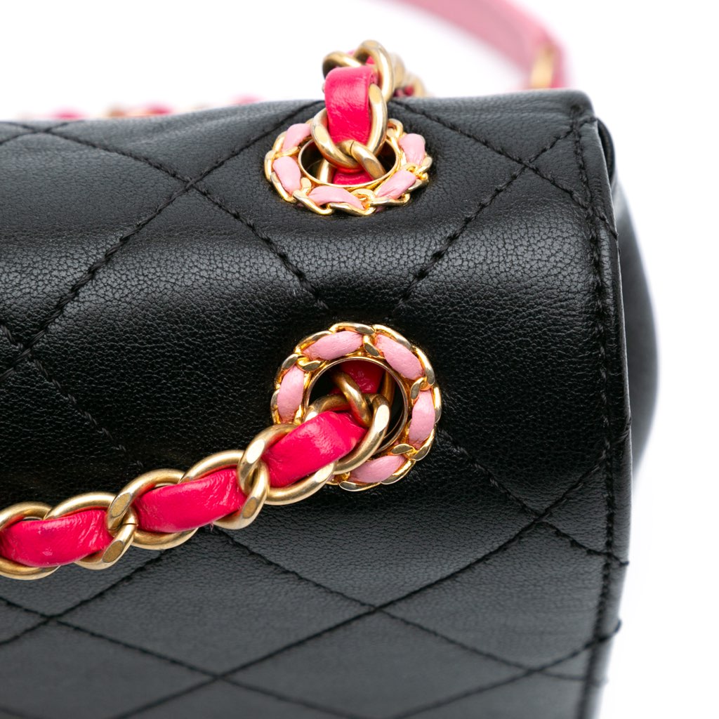 Chanel Quilted Calfskin CC Chain Logo Crossbody - Image 10