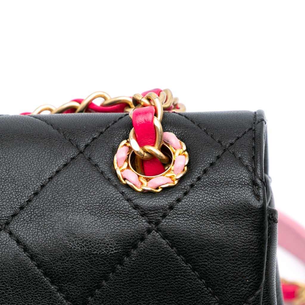 Chanel Quilted Calfskin CC Chain Logo Crossbody - Image 11