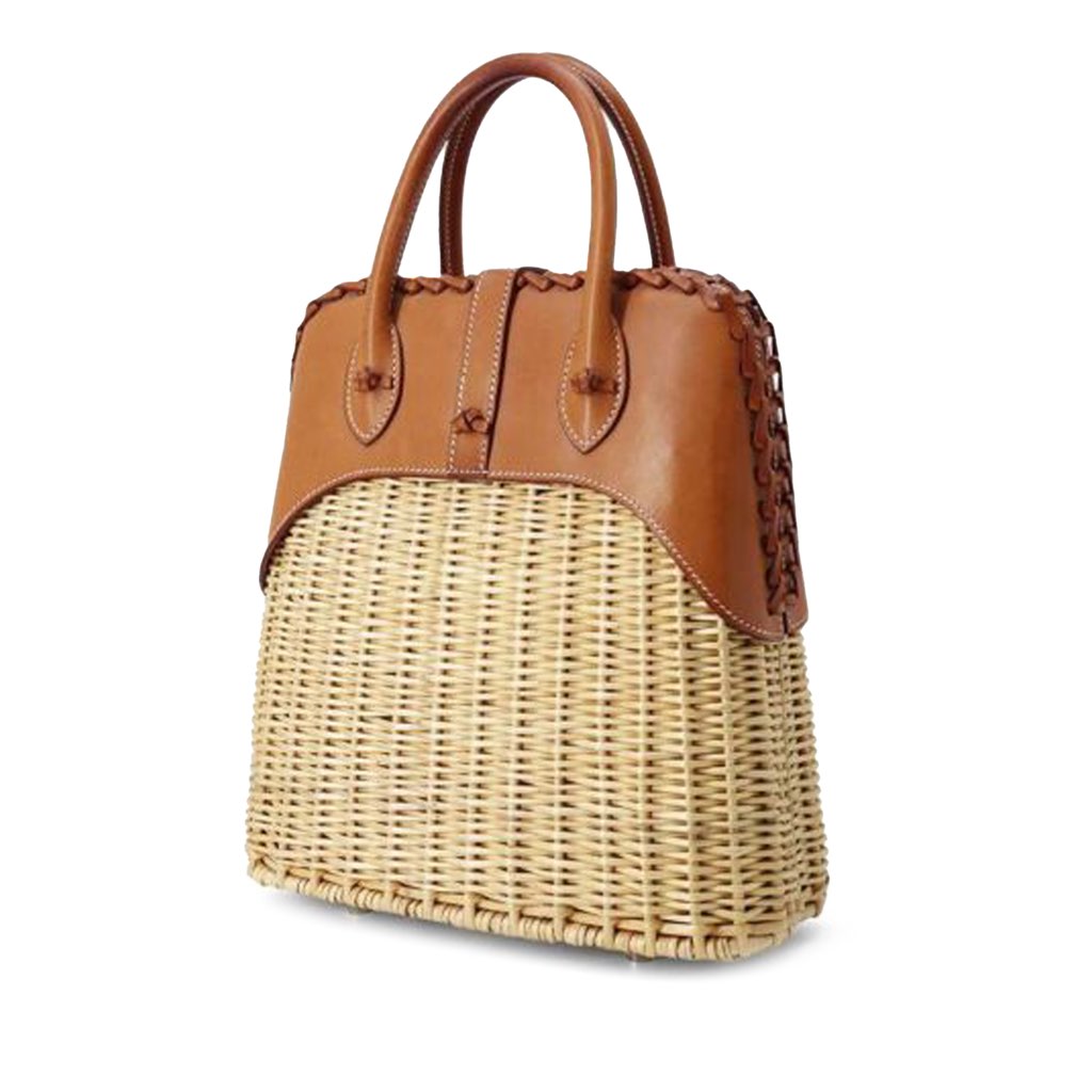 Hermès Osier Wicker and Barenia Bolide Picnic 24 - 2
