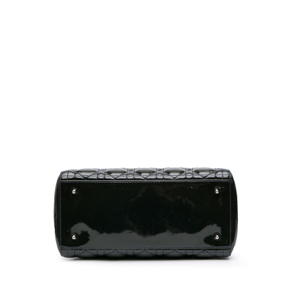 Dior Medium Patent Cannage Lady Dior - 3