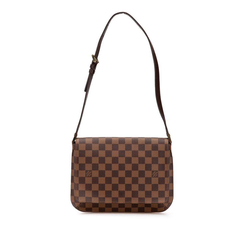 Louis Vuitton Damier Ebene Musette Tango Short Strap