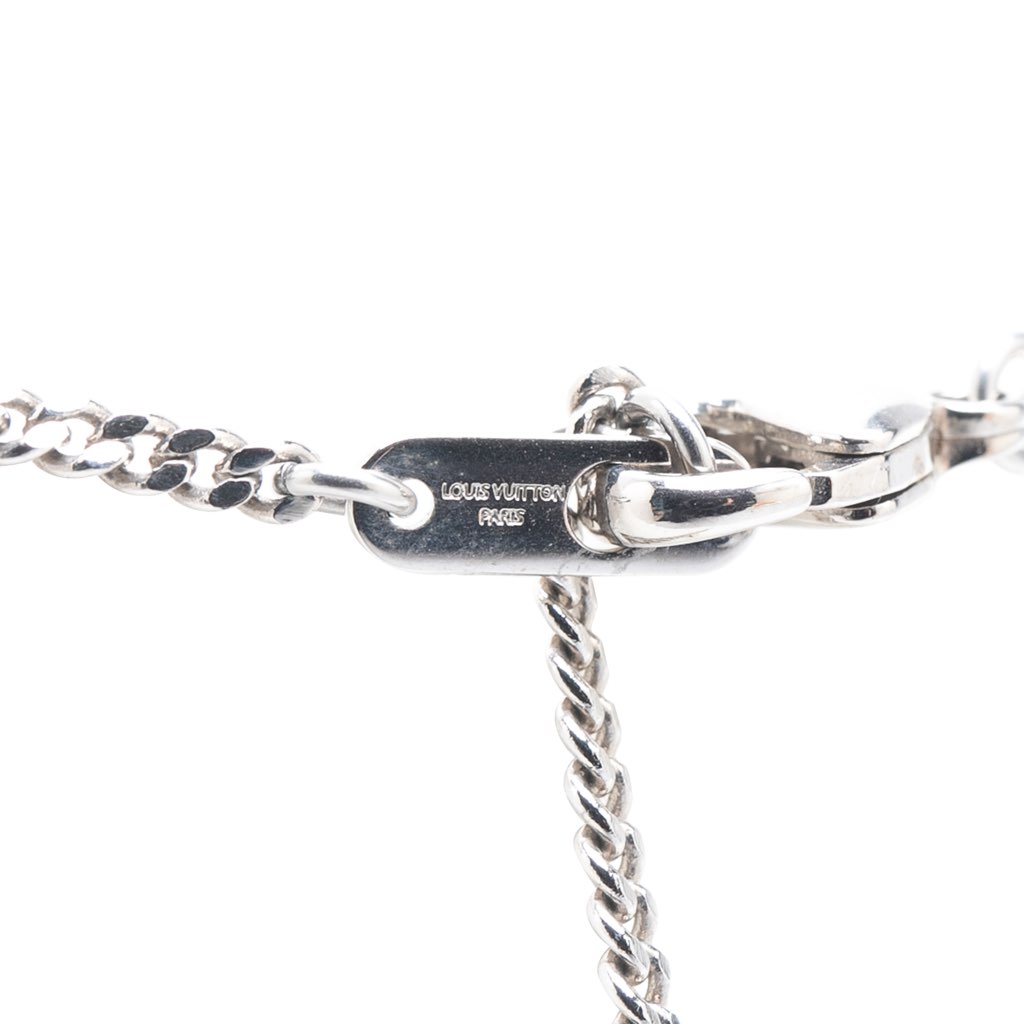 Louis Vuitton Yayoi Kusama Silver Plated LV Iconic Infinity Dots Pendant Necklace - 3