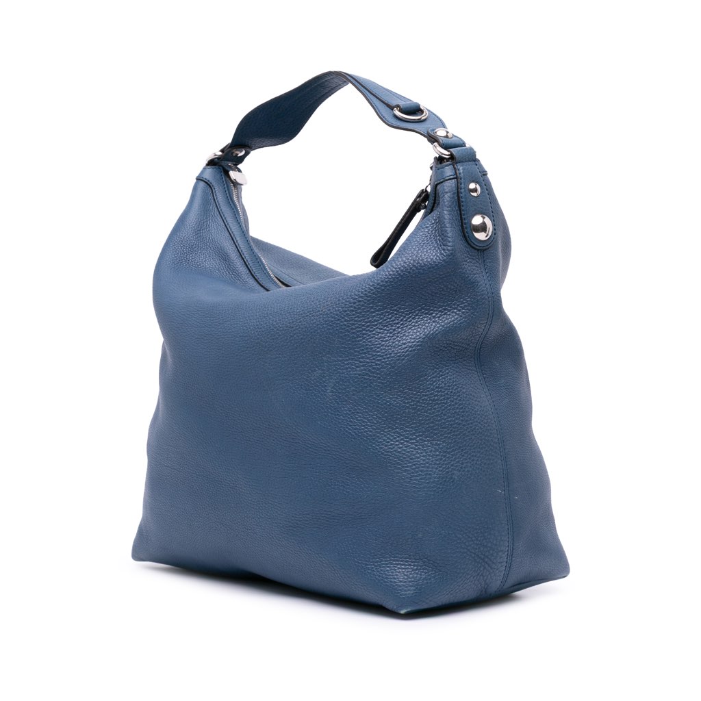 Gucci Large Pebbled Calfskin Icon Bit Hobo - 2