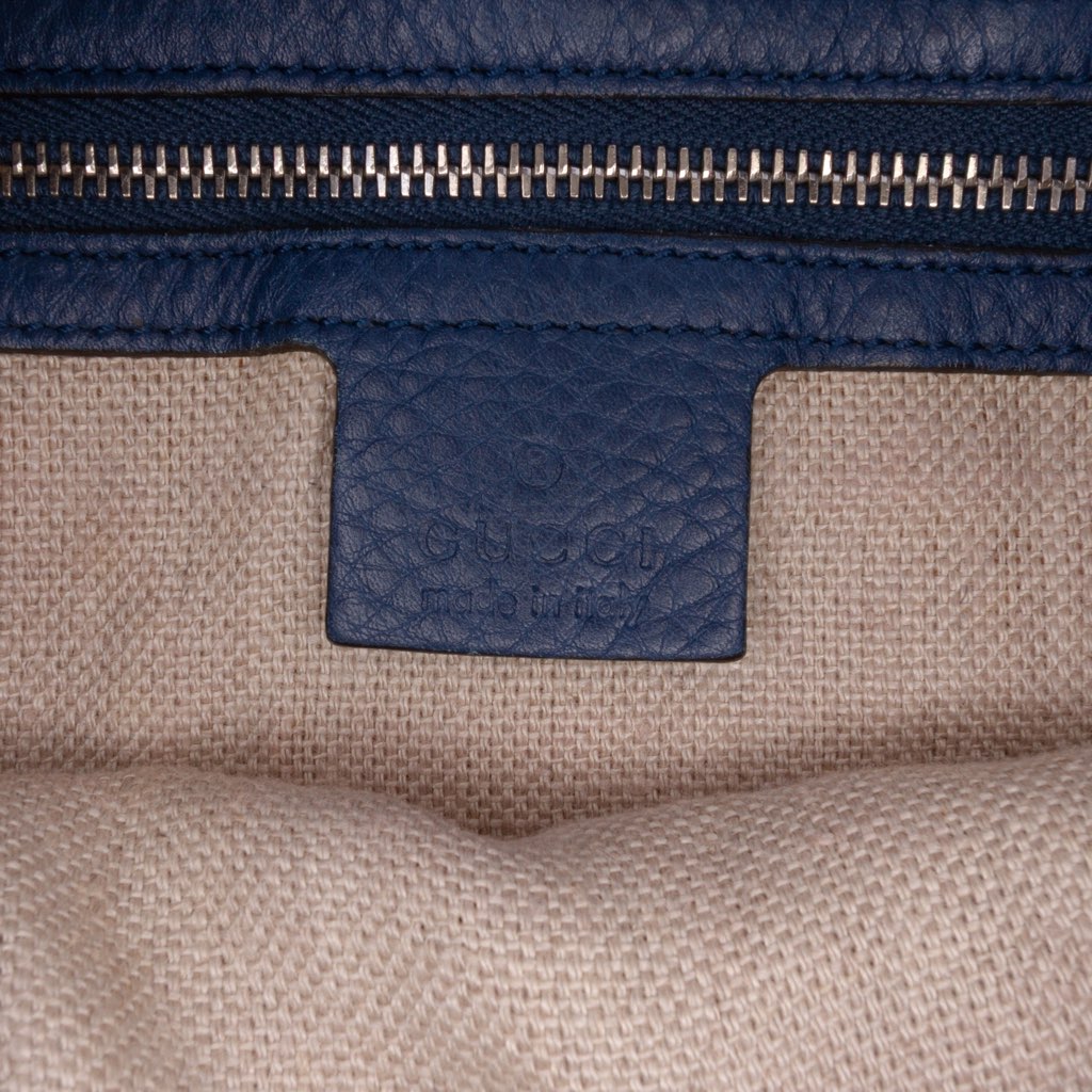 Gucci Large Pebbled Calfskin Icon Bit Hobo - 5