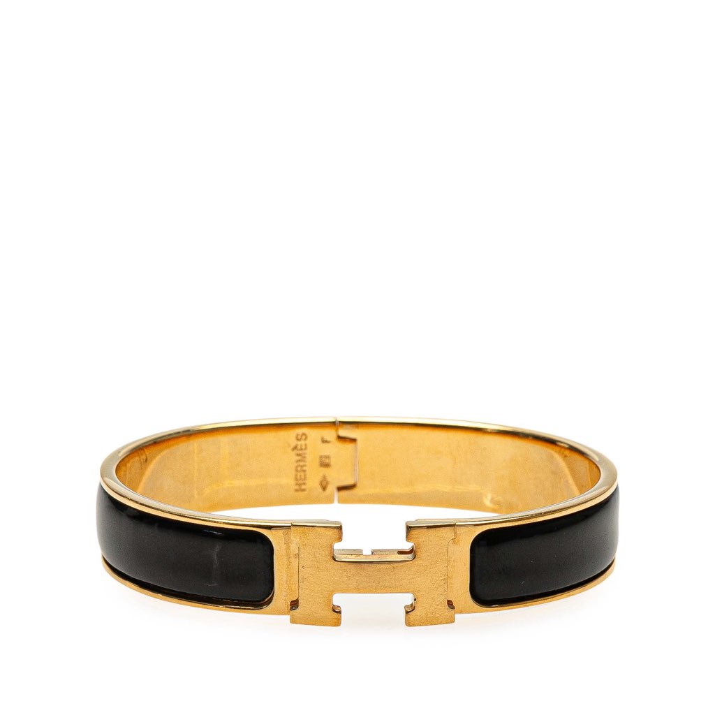 Hermès Narrow Enamel Clic H Bracelet PM - 3