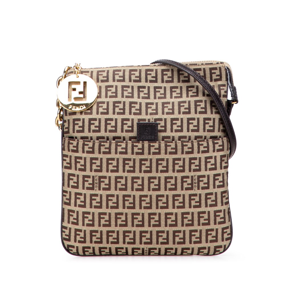 Fendi Zucchino Canvas Forever Crossbody
