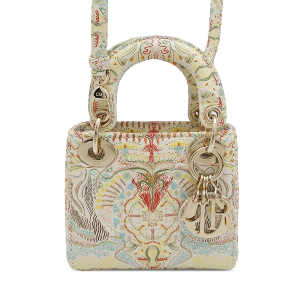 Dior Micro Calfskin In Lights Lady Dior