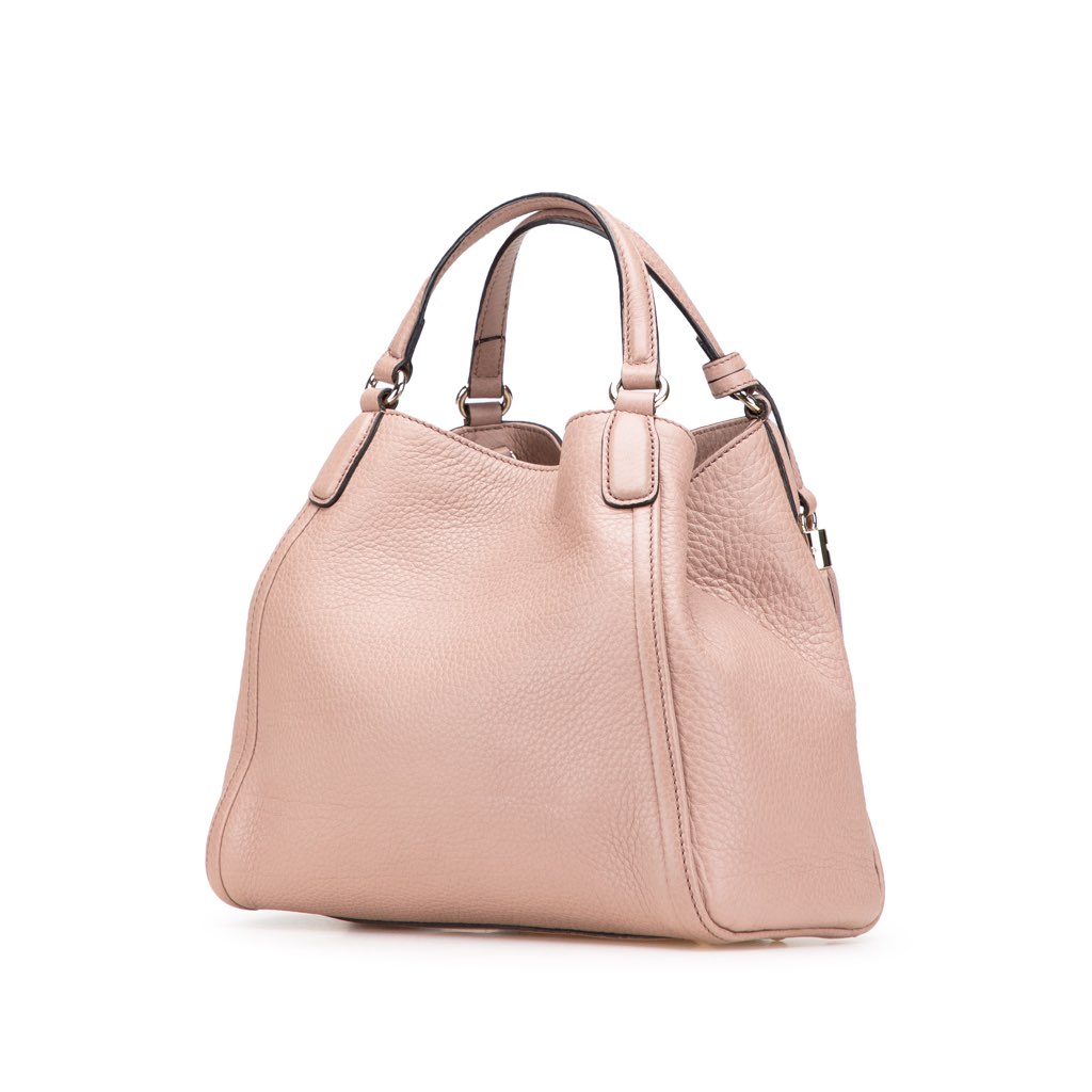 Gucci Small Leather Soho Satchel - Back view