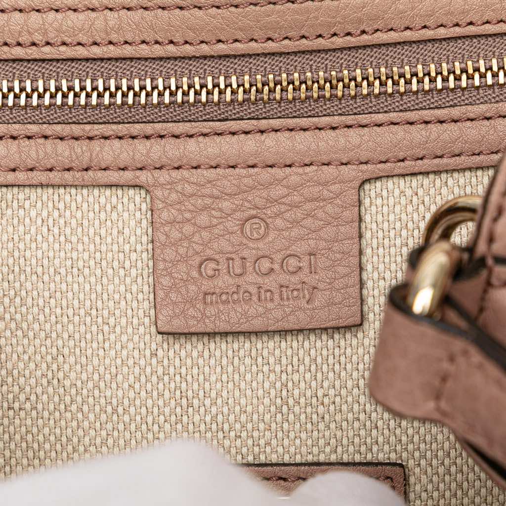 Gucci Small Leather Soho Satchel - Side view