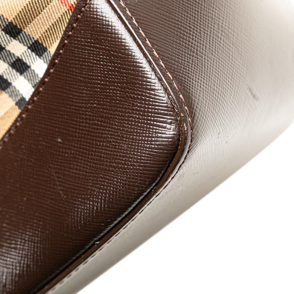 Burberry Haymarket Check Canvas Tote - Detail 1