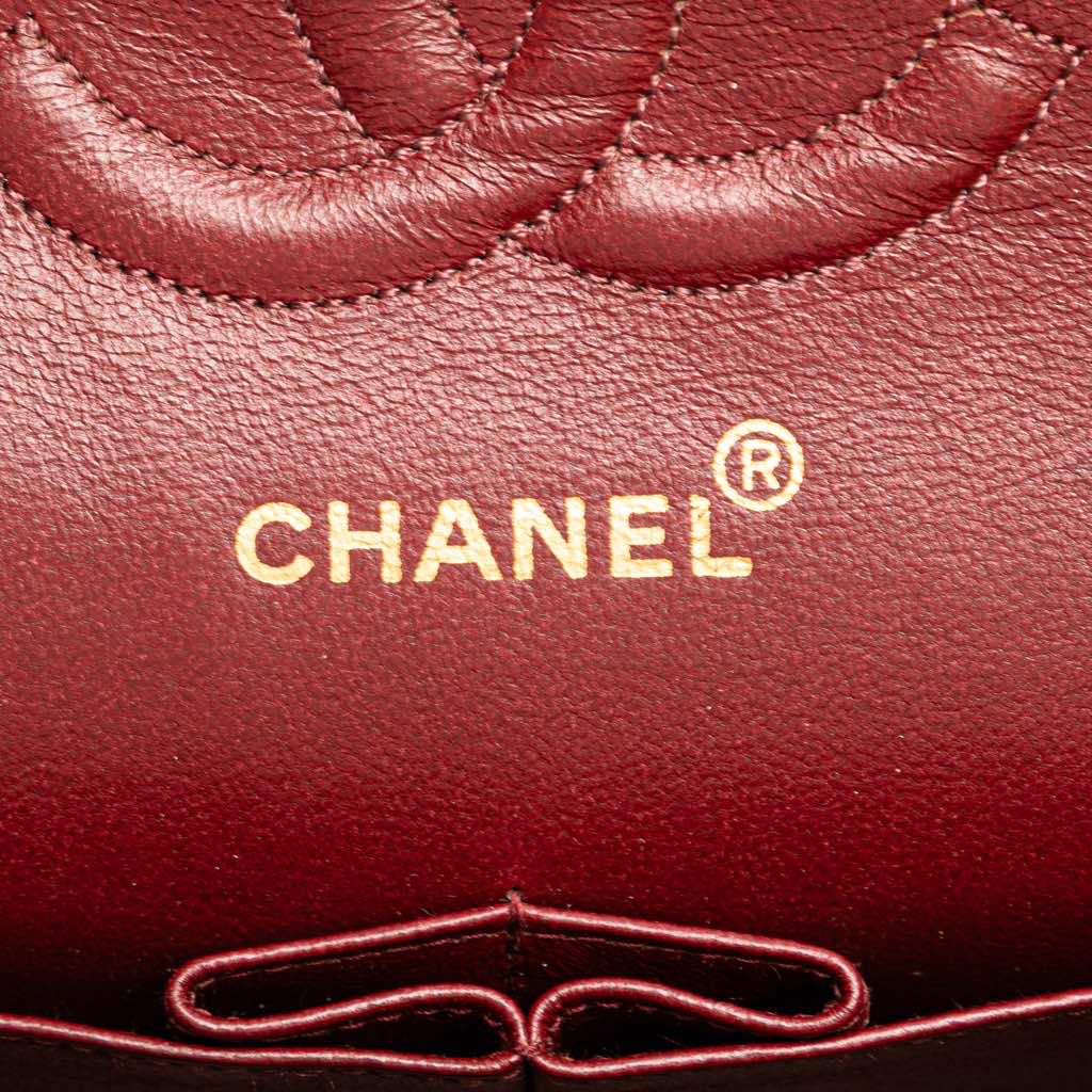 Chanel Medium Classic Lambskin Double Flap - Side view