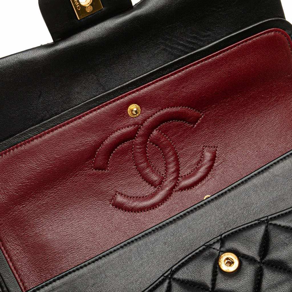 Chanel Medium Classic Lambskin Double Flap - Image 11