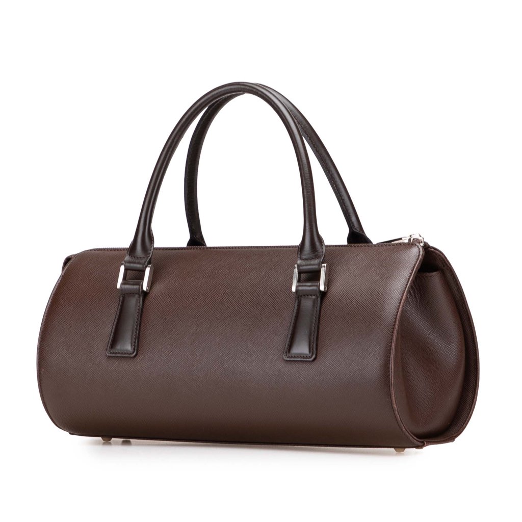 Burberry Leather Boston Bag - 2