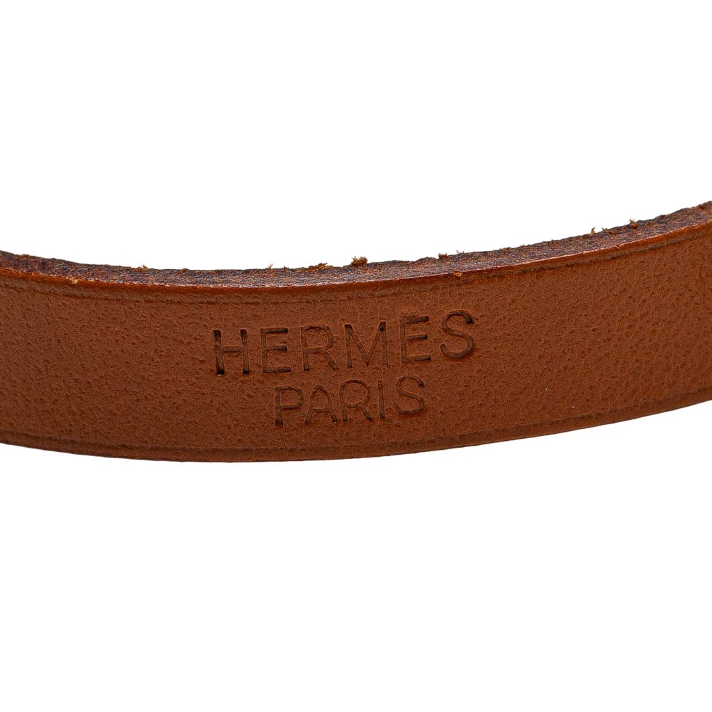 Hermès Leather Behapi Single Tour Bracelet - 4