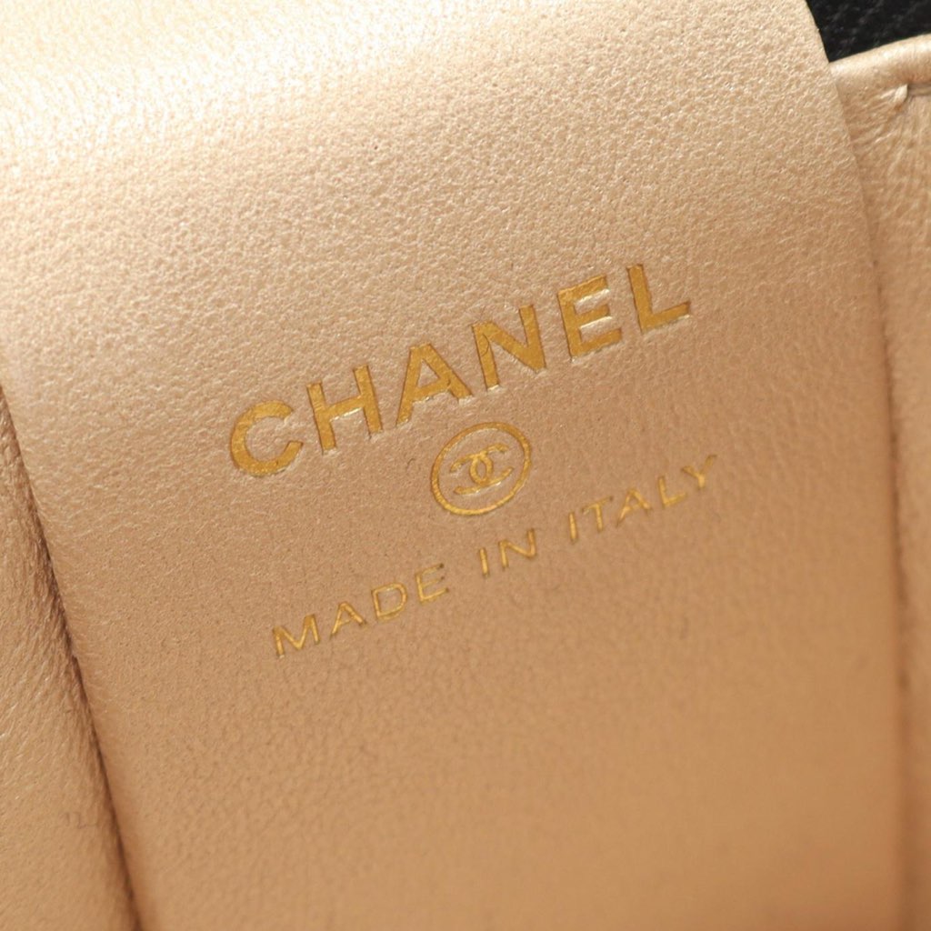 Chanel Mini Quilted Lambskin Ruched Handle Vanity Case - 4