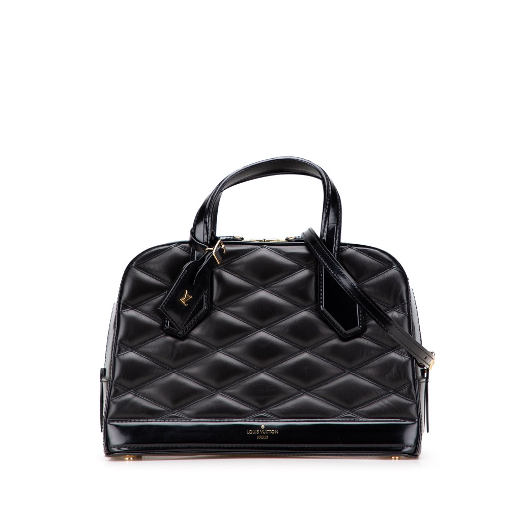 Louis Vuitton Quilted Lambskin Malletage Dora PM