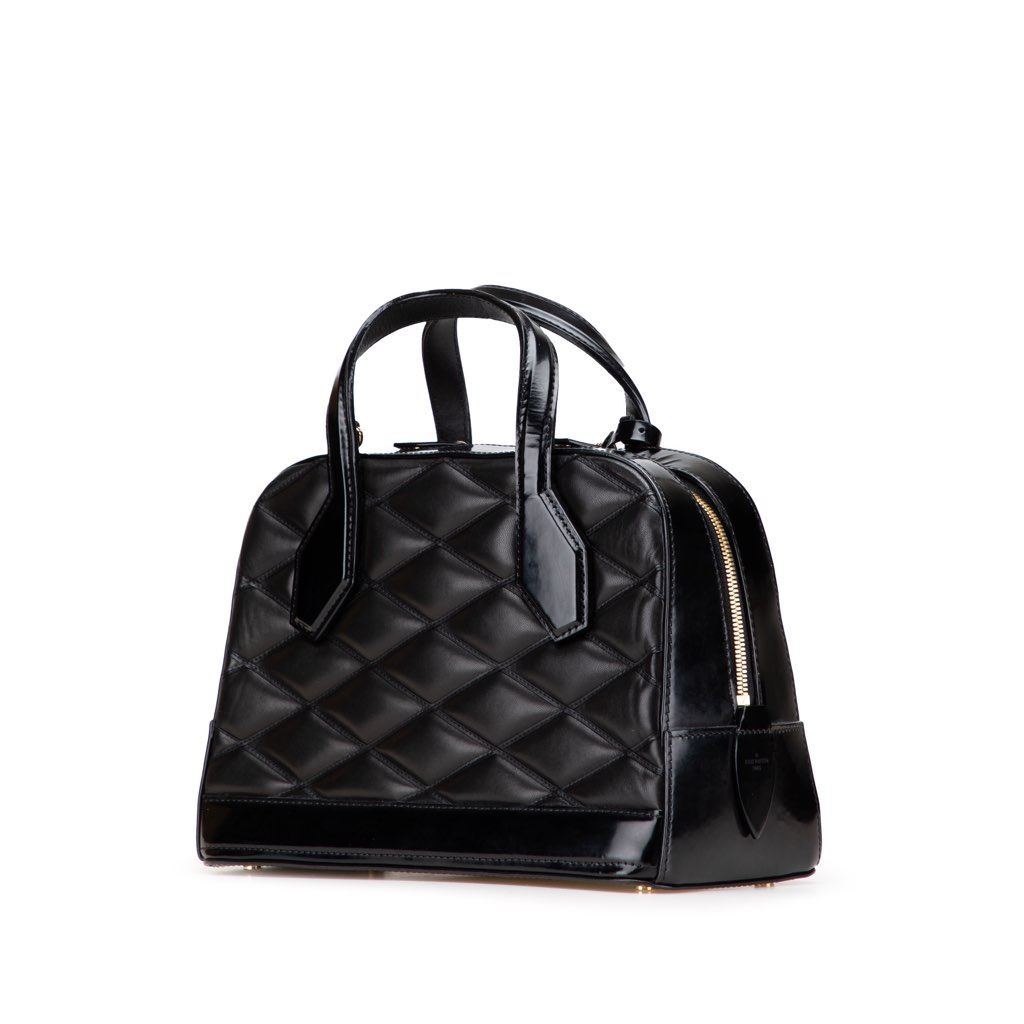 Louis Vuitton Quilted Lambskin Malletage Dora PM - Back view
