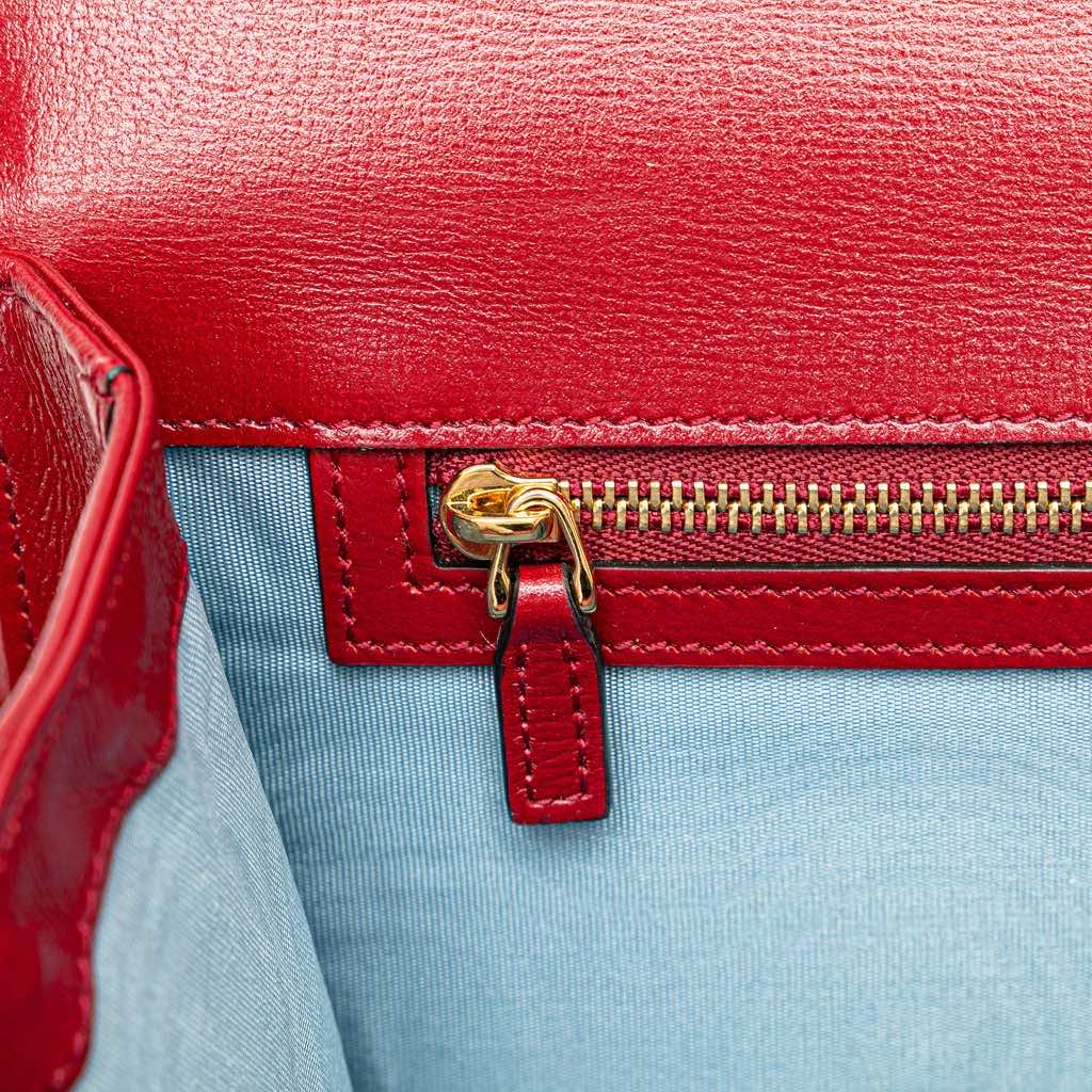 Gucci Small Suede GG Ring Torchon Crossbody - Image 14