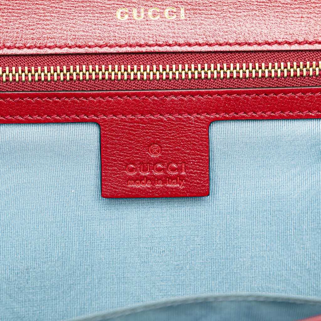 Gucci Small Suede GG Ring Torchon Crossbody - Side view