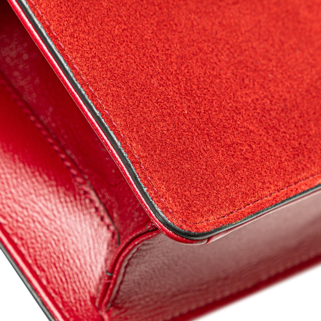 Gucci Small Suede GG Ring Torchon Crossbody - Image 10