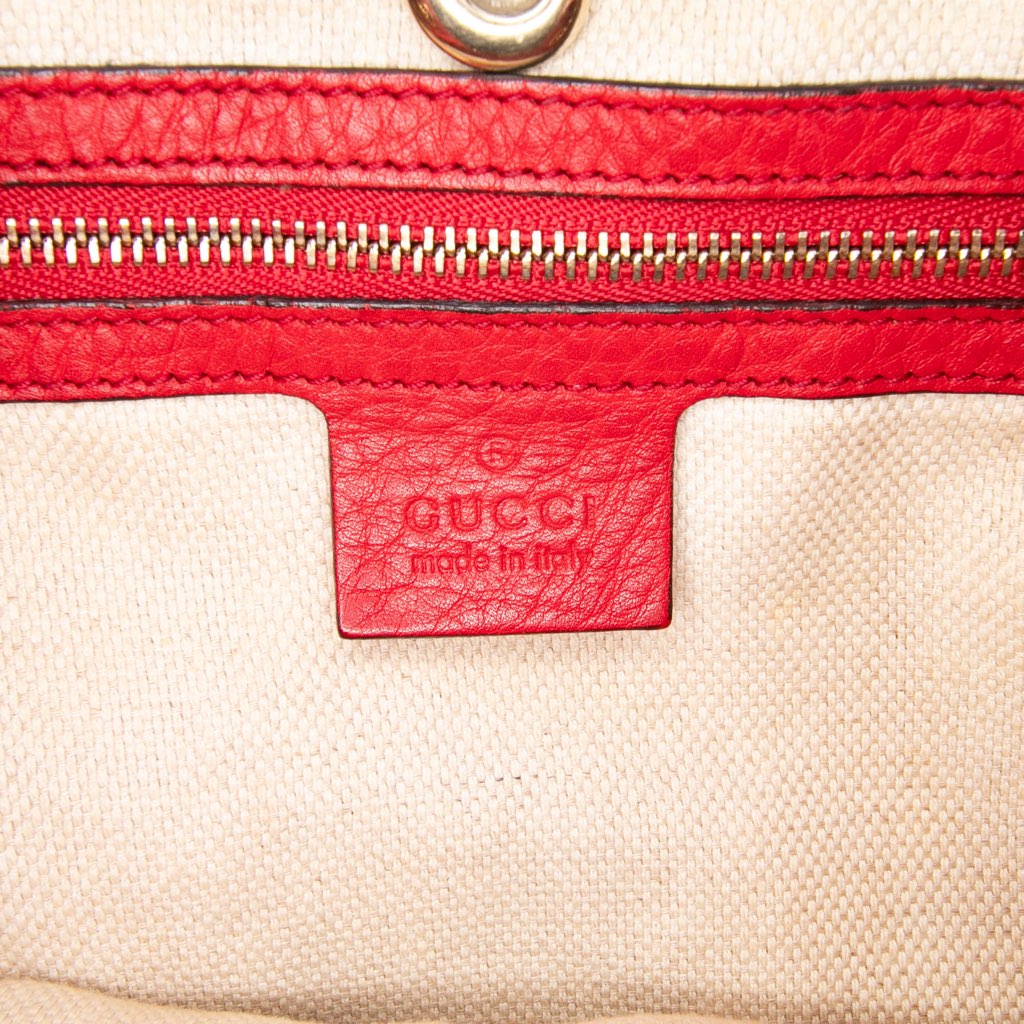 Gucci Medium Leather Soho Chain Tote - 5
