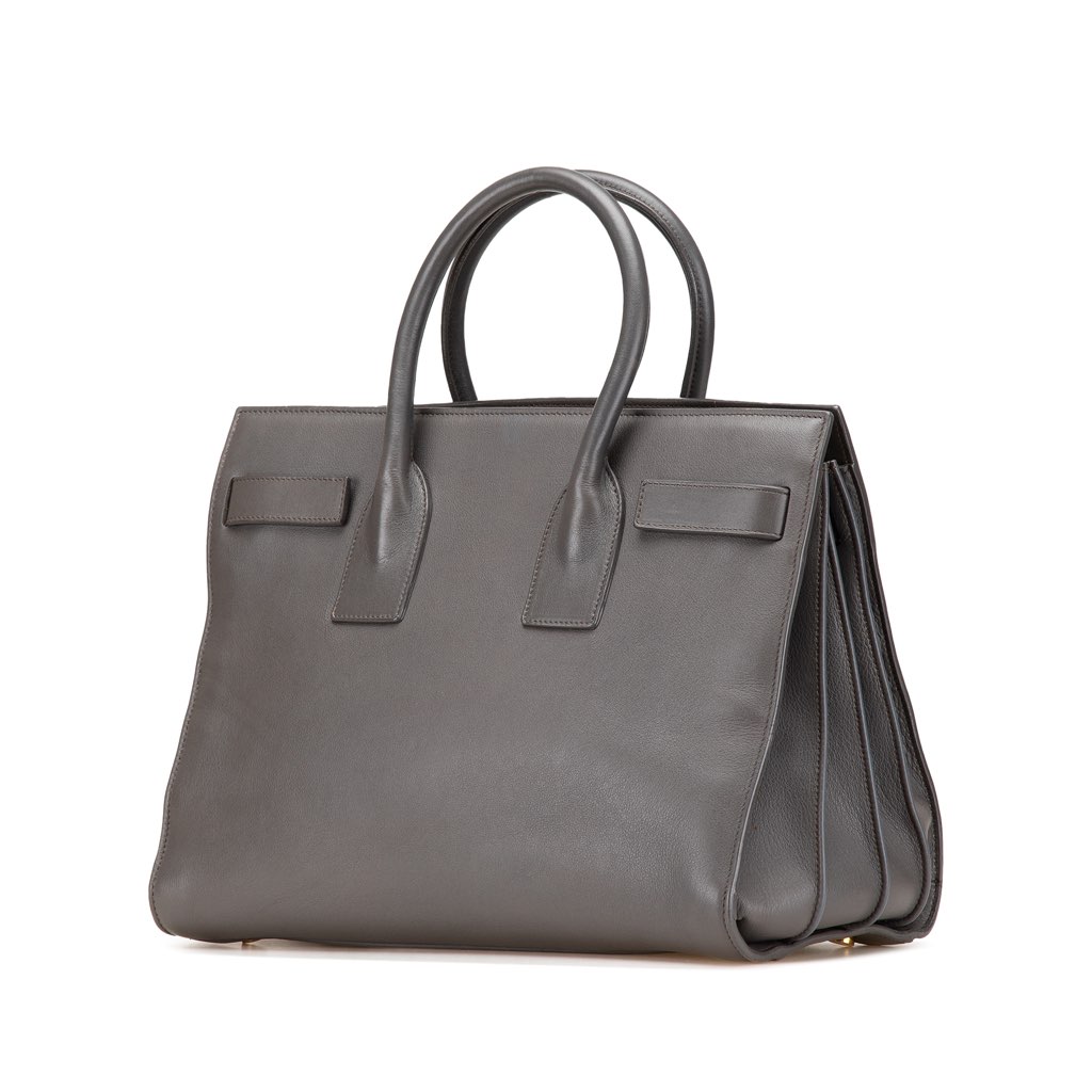 Saint Laurent Small Leather Sac De Jour Satchel - 2