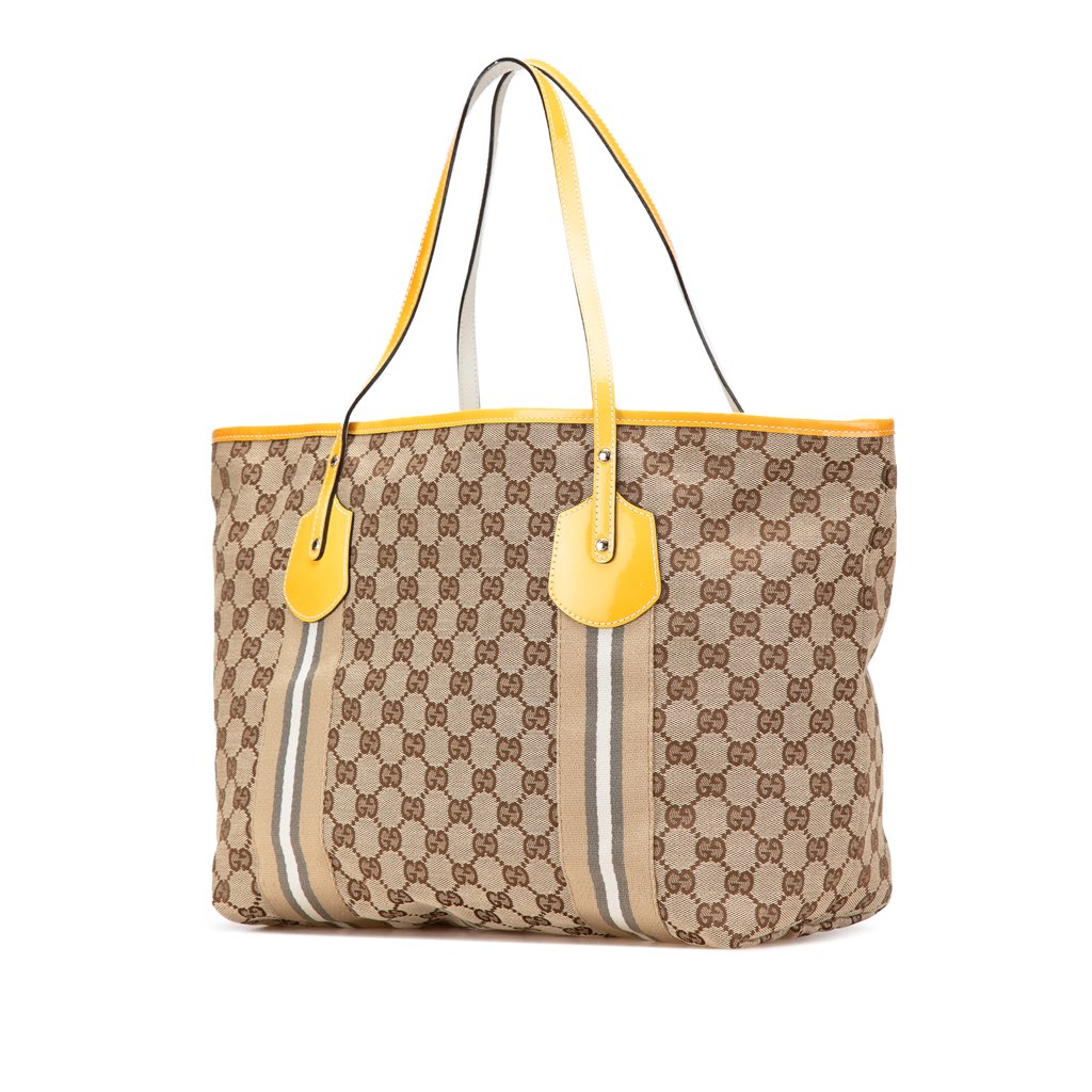 Gucci GG Canvas Web Jolie Tote - 2
