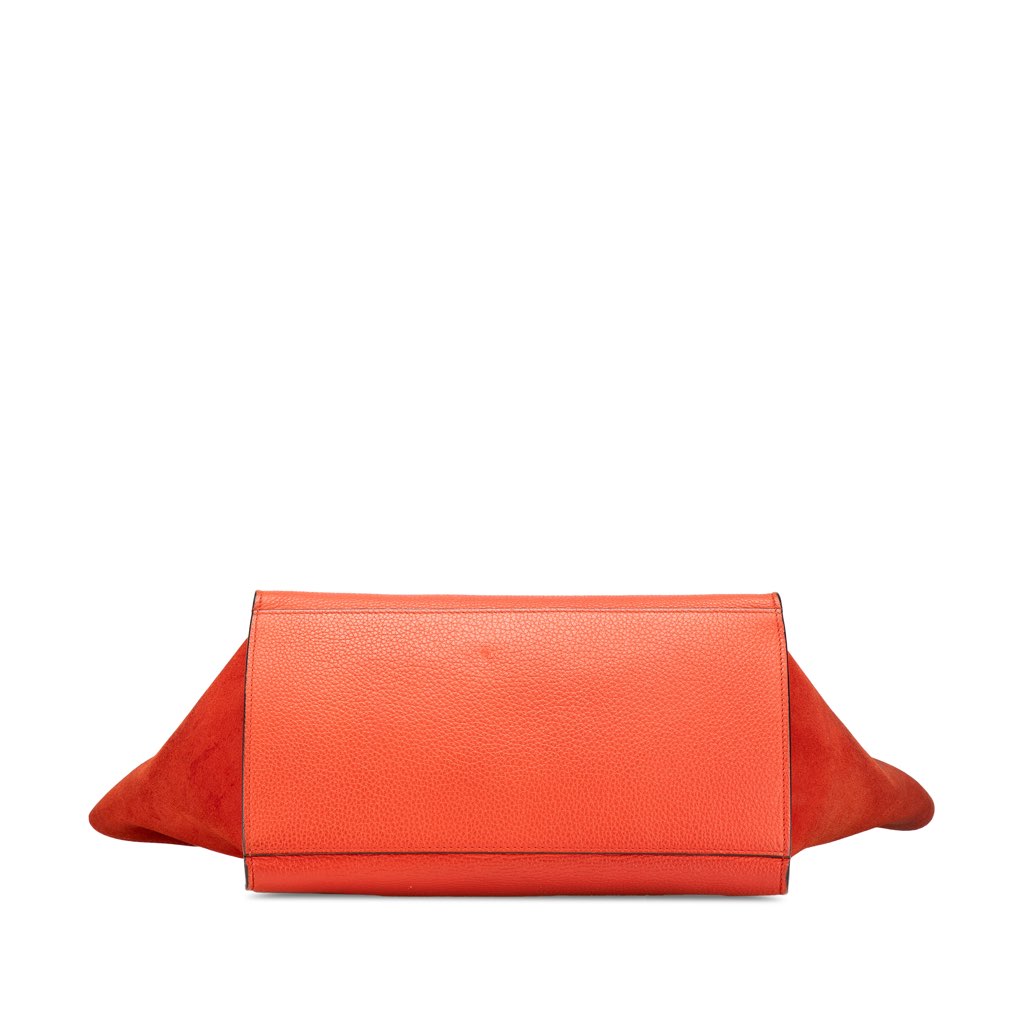 Celine Small Leather Trapeze Satchel - 3