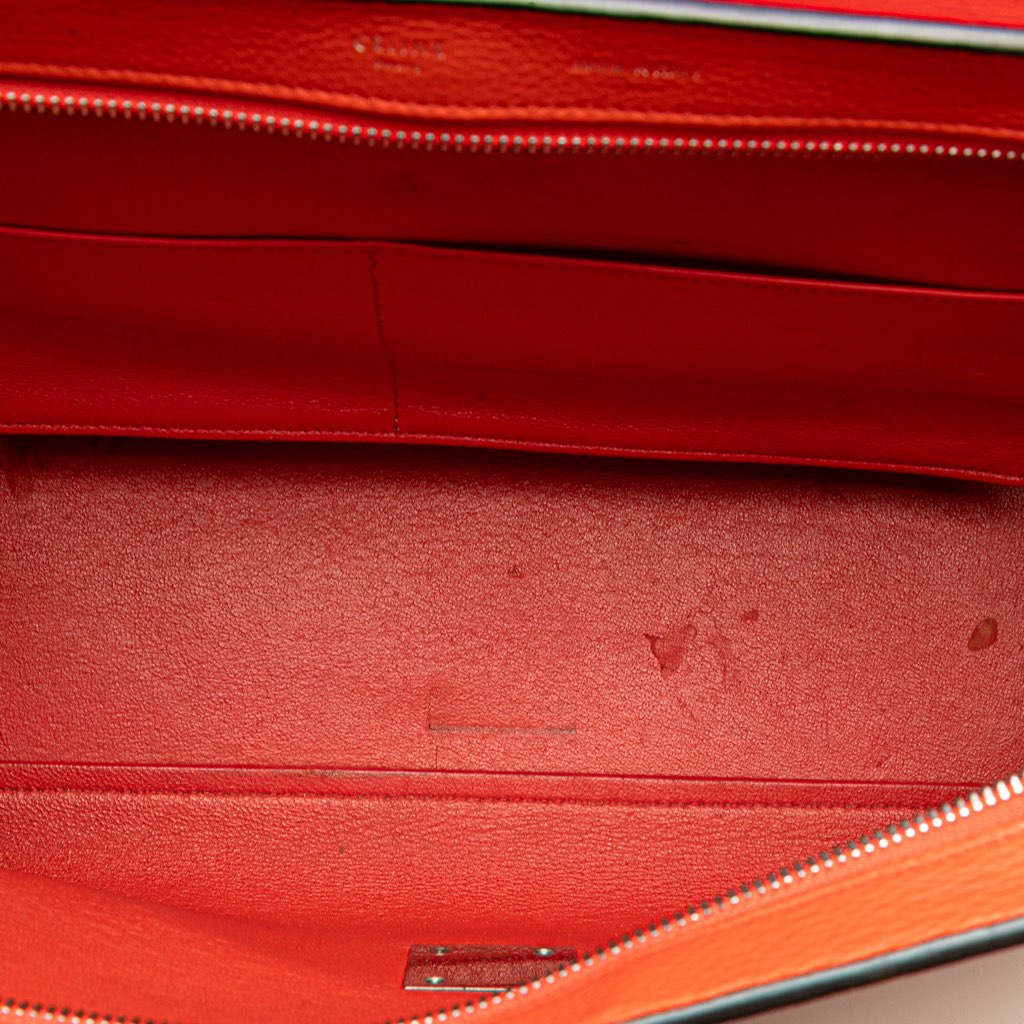 Celine Small Leather Trapeze Satchel - 4