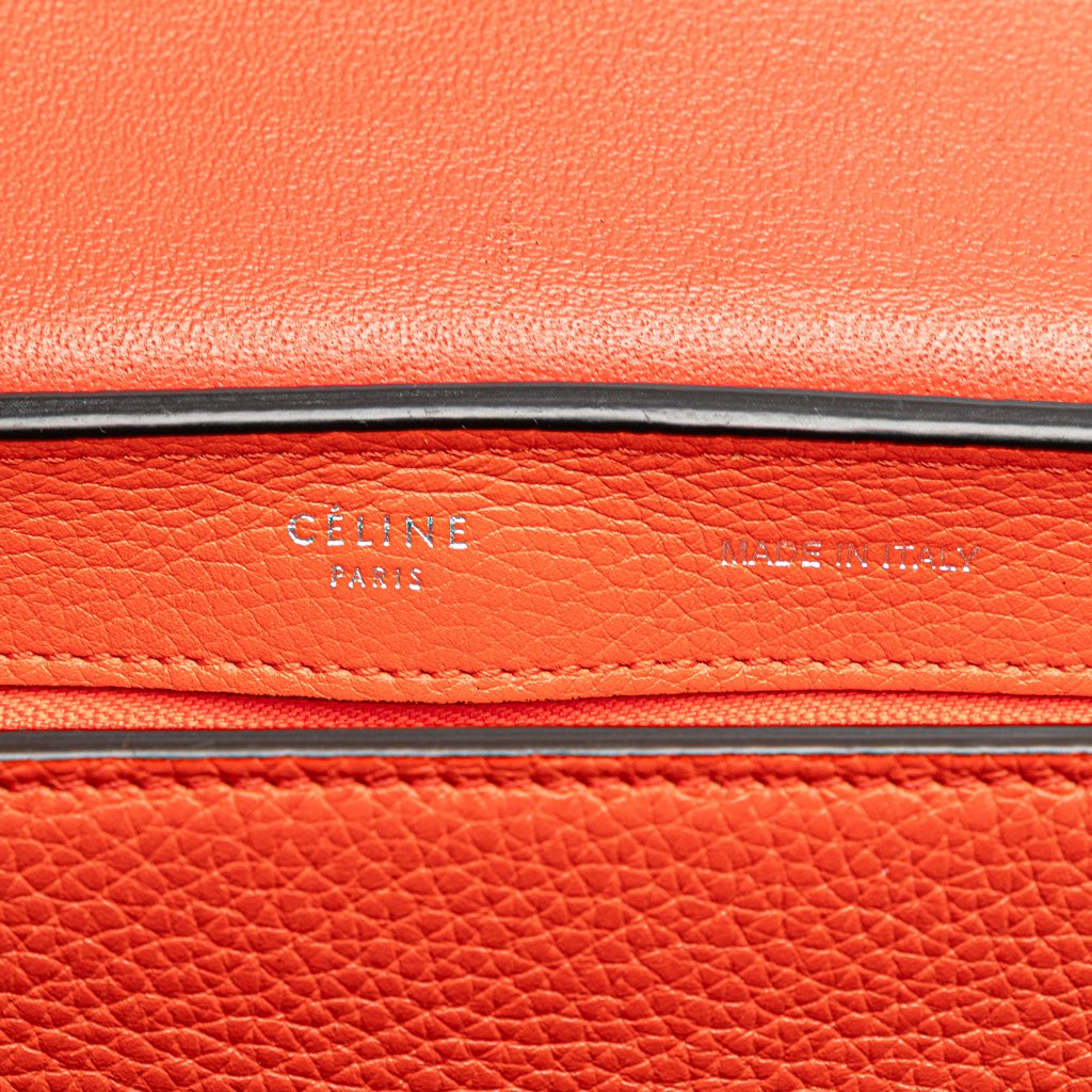 Celine Small Leather Trapeze Satchel - 5