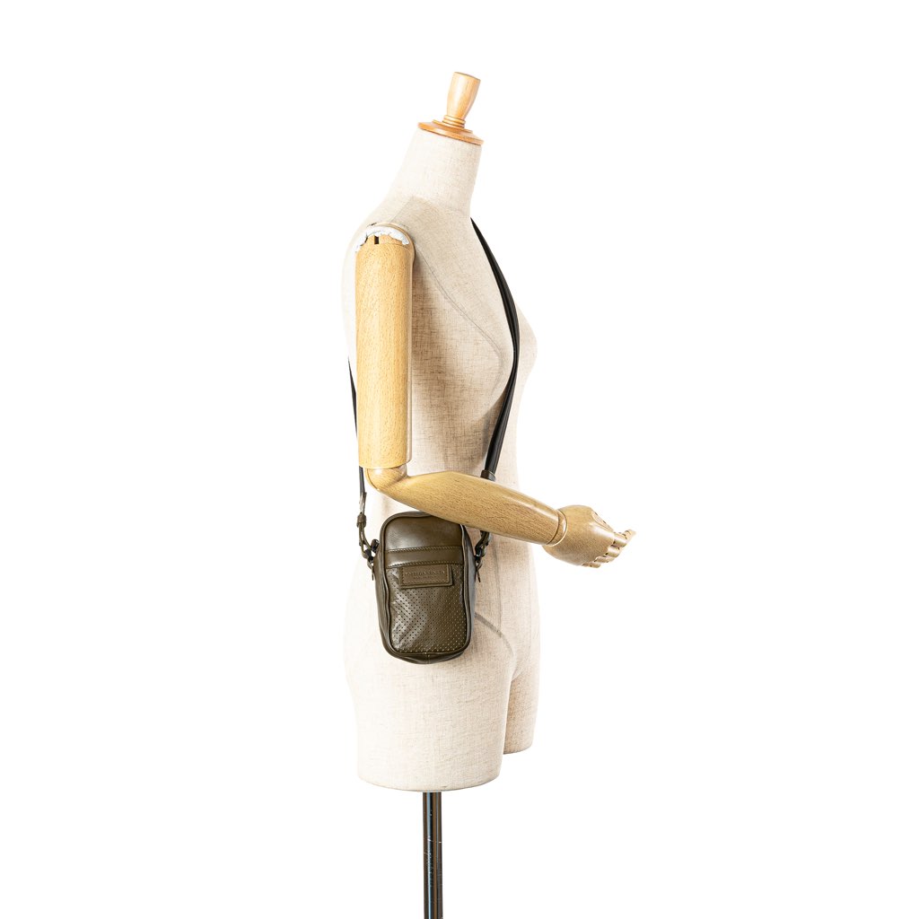 Bottega Veneta Perforated Calfskin Leggero Crossbody - Image 13