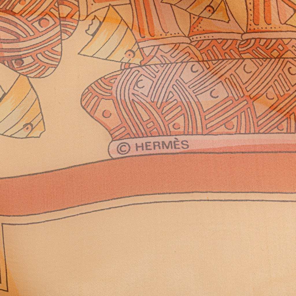 Hermès Recontre Oceane Chiffon Silk Scarf - 4