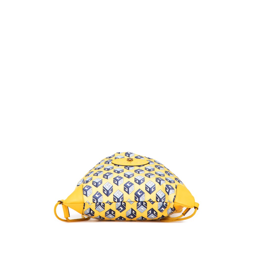 Gucci GG Cotton Wallpaper Neo Vintage Drawstring Backpack - Image 6